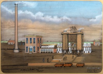 Kettering Furnaces, 1878 by S.J. Jones